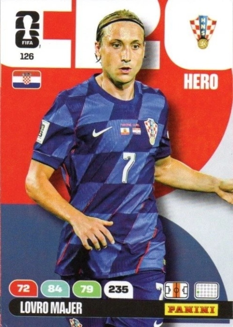 126 Lovro Majer Croatia Hero Panini FIFA World Cup 2026