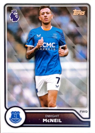 129 Dwight McNeil Everton Base Topps Premier League 2026/27