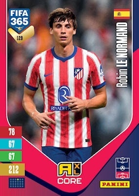 129 Robin Le Normand Atlético Madryt Base FIFA 365 2027