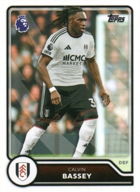 133 Calvin Bassey Fulham Base Topps Premier League 2026/27