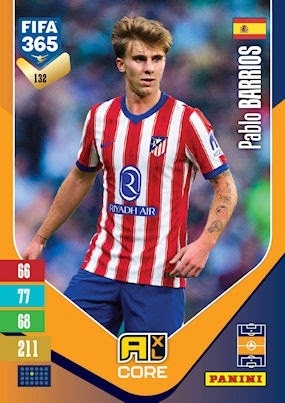 132 Pablo Barrios Atlético Madryt Base FIFA 365 2027