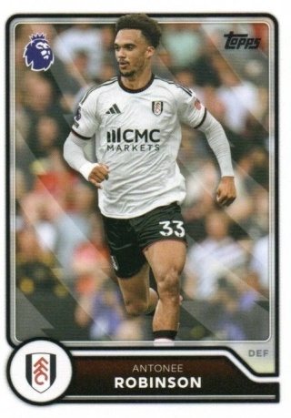 135 Antonee Robinson Fulham Base Topps Premier League 2026/27