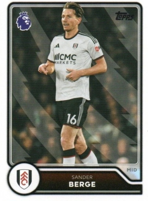 139 Sander Berge Fulham Base Topps Premier League 2026/27