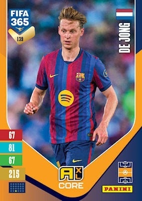139 Frenkie de Jong FC Barcelona Base FIFA 365 2027