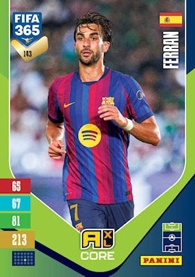 143 Ferran Torrés FC Barcelona Base FIFA 365 2027