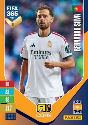 151 Bernardo Silva Real Madryt Base FIFA 365 2027