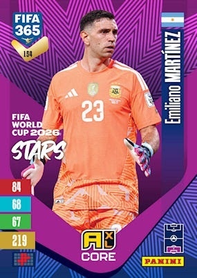 154 Emiliano Martinez Argentina FIFA World Cup 2026 Stars FIFA 365 2027