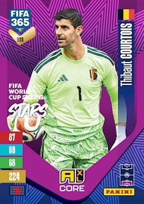 155 Thibaut Courtois Belgium FIFA World Cup 2026 Stars FIFA 365 2027