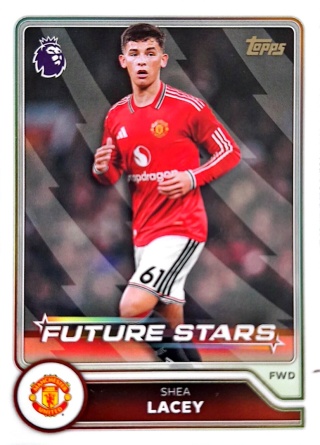 18 Shea Lacey Manchester United Future Stars Topps Premier League 2026/27