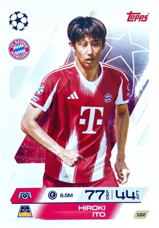 162 Hiroki Ito FC Bayern Base Match Attax 2025/26