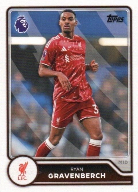 166 Ryan Gravenberch Liverpool Base Topps Premier League 2026/27