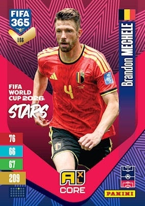 166 Brandon Mechele Belgium FIFA World Cup 2026 Stars FIFA 365 2027