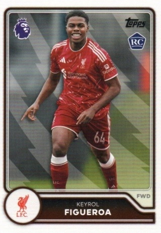 171 Keyrol Figueroa RC Liverpool Base Topps Premier League 2026/27