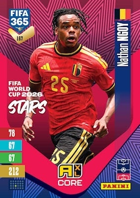 167 Nathan Nagy Belgium FIFA World Cup 2026 Stars FIFA 365 2027