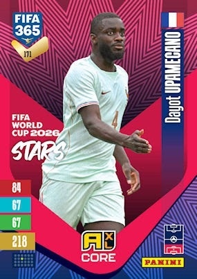 171 Dayot Upamecano France FIFA World Cup 2026 Stars FIFA 365 2027