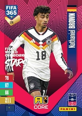 174 Nathaniel Brown Germany FIFA World Cup 2026 Stars FIFA 365 2027