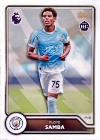 179 Floyd Samba RC Manchester City Base Topps Premier League 2026/27