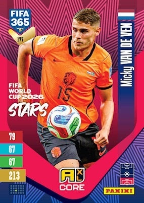 177 Micky van de Ven Netherlands FIFA World Cup 2026 Stars FIFA 365 2027