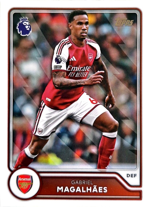22 Gabriel Magalhães Arsenal Base Topps Premier League 2026/27