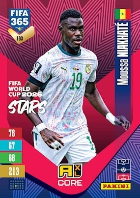 183 Moussa Niakhaté Senegal FIFA World Cup 2026 Stars FIFA 365 2027