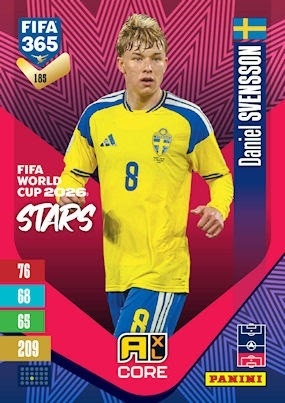 185 Daniel Svensson Sweden FIFA World Cup 2026 Stars FIFA 365 2027