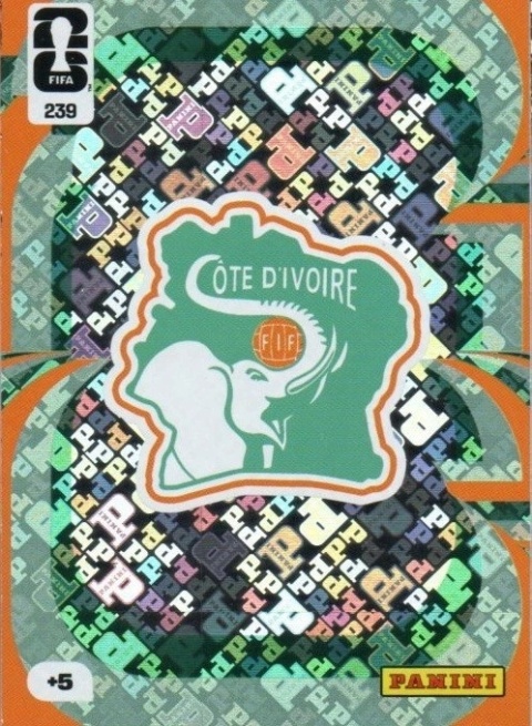 239 Team Crest Ivory Coast Panini FIFA World Cup 2026