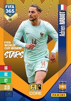 195 Adrien Rabiot France FIFA World Cup 2026 Stars FIFA 365 2027