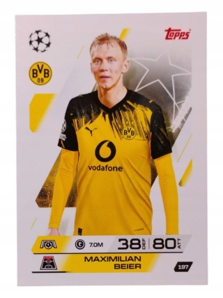 197 Maximilian Beier Borussia Base Match Attax 2025/26
