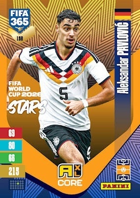 198 Aleksandar Pavlović Germany FIFA World Cup 2026 Stars FIFA 365 2027
