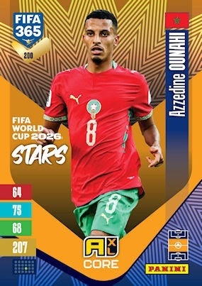 200 Azzedine Ounahi Morocco FIFA World Cup 2026 Stars FIFA 365 2027