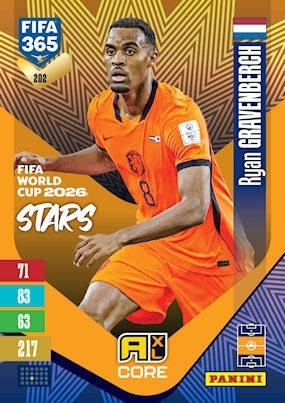 202 Ryan Gravenberch Netherlands FIFA World Cup 2026 Stars FIFA 365 2027