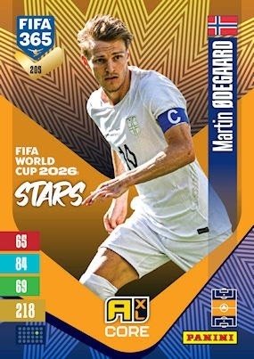 205 Martin Ødegaard Norway FIFA World Cup 2026 Stars FIFA 365 2027