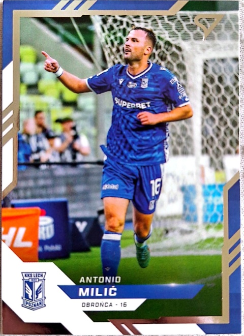 219	Antonio Milić Lech Poznań Base card Sportzoo Ekstraklasa 25/26 seria 2