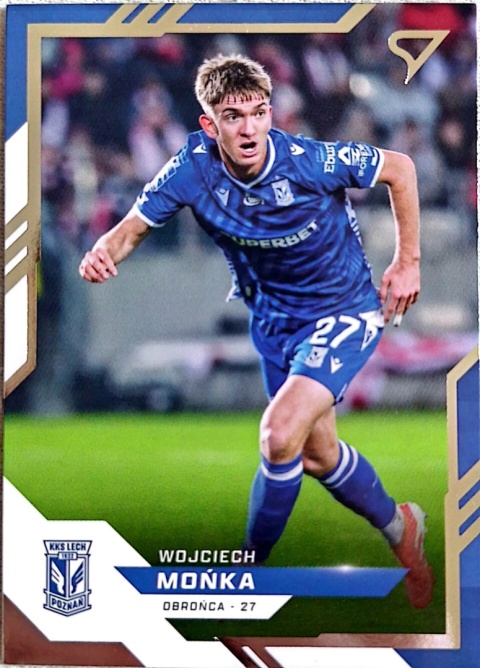 220	Wojciech Mońka Lech Poznań Base card Sportzoo Ekstraklasa 25/26 seria 2