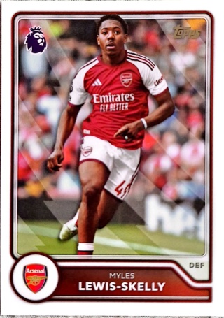 25 Myles Lewis-Skelly Arsenal Base Topps Premier League 2026/27