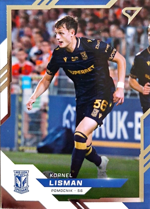 222	Kornel Lisman Lech Poznań Base card Sportzoo Ekstraklasa 25/26 seria 2