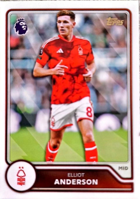 224 Elliot Anderson Newcastle United Base Topps Premier League 2026/27
