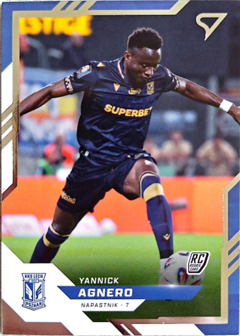226	Yannick Agnero RC Lech Poznań Base card Sportzoo Ekstraklasa 25/26 seria 2