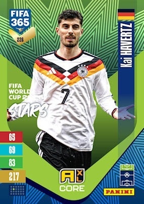 226 Kai Havertz Germany FIFA World Cup 2026 Stars FIFA 365 2027