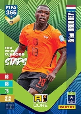 228 Brian Brobbey Netherlands FIFA World Cup 2026 Stars FIFA 365 2027