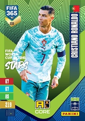 233 Cristiano Ronaldo Portugal FIFA World Cup 2026 Stars FIFA 365 2027
