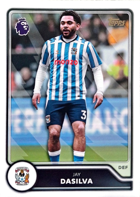 260 Jay Dasilva Coventry City Base Topps Premier League 2026/27