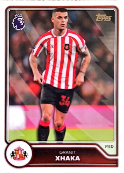 236 Granit Xhaka Sunderland Base Topps Premier League 2026/27