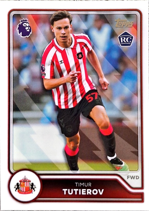 240 Timur Tutlerov RC Sunderland Base Topps Premier League 2026/27