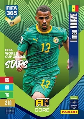 238 Iliman Ndiaye Senegal FIFA World Cup 2026 Stars FIFA 365 2027