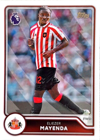 243 Ellezer Mayenda Sunderland Base Topps Premier League 2026/27