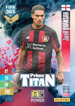 249 Jarell Quansah Bayer 04 Leverkusen Prime Titan FIFA 365 2027