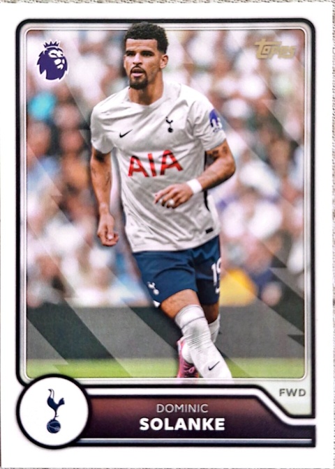 258 Dominic Solanke Tottenham Base Topps Premier League 2026/27