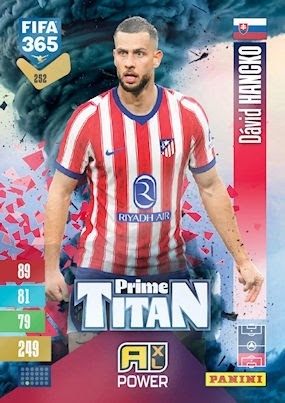 252 Dávid Hancko Atlético Madryt Prime Titan FIFA 365 2027