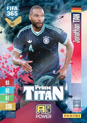 258 Jonathan Tah Germany Prime Titan FIFA 365 2027